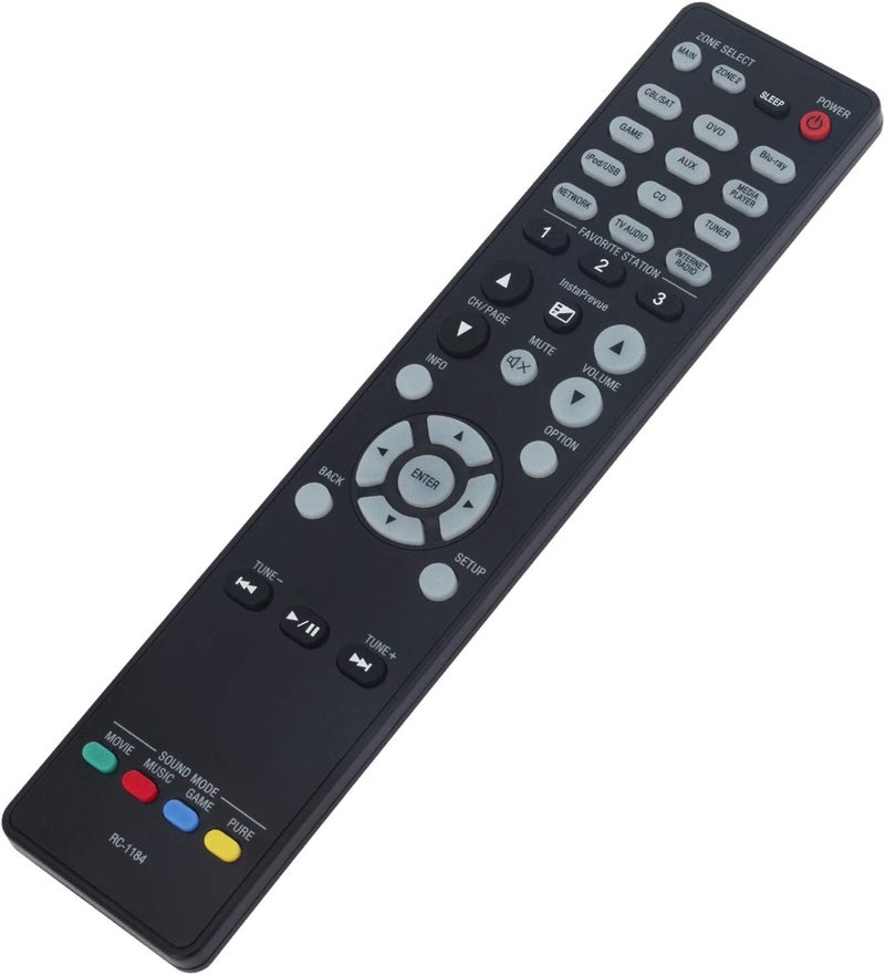 ZdalaMit RC-1184 Replacement Remote Control Applicable for Denon AV Audio Vedio Receiver AVR-X3000 AVRX3000 - Image 2