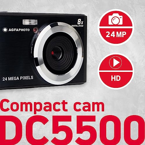 AgfaPhoto Agfa Photo Realishot DC5500 Compact Digital Camera - Black - Image 2