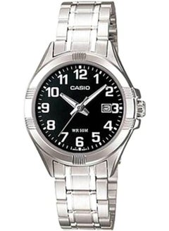 CASIO Casio His & Her Black Dial Stainless Steel Band Couple Watch MTP/LTP-1308D-1BVDF  - Image 3