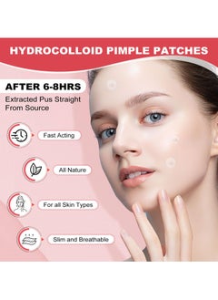 BTFMEI 36 Pieces Hydrocolloid Acne Cover Patches, Invisible Makeup Closed Acne Patch, Effective for Blackheads, Whiteheads and Closed Comedones  - Image 3