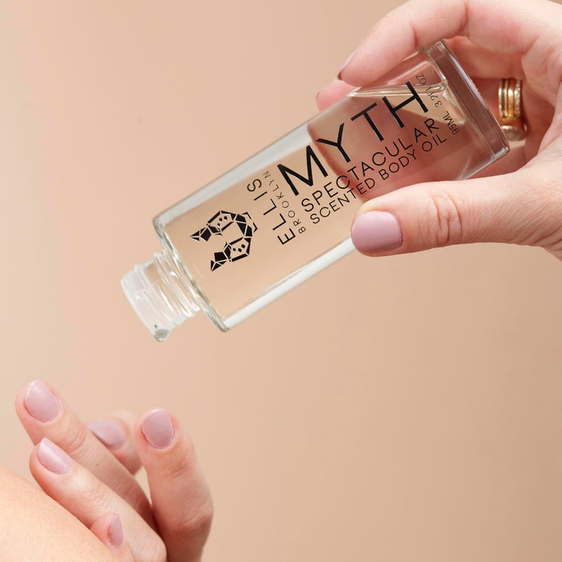 Ellis Brooklyn MYTH Body Oil - Scented Body Oils for Women, Fragrance Body Oil for Women, Bergamot & Jasmine, Cedarwood Musk Oil, 3.2 Fl Oz - Image 5