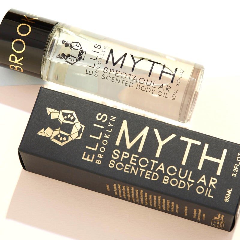 Ellis Brooklyn MYTH Body Oil - Scented Body Oils for Women, Fragrance Body Oil for Women, Bergamot & Jasmine, Cedarwood Musk Oil, 3.2 Fl Oz - Image 4