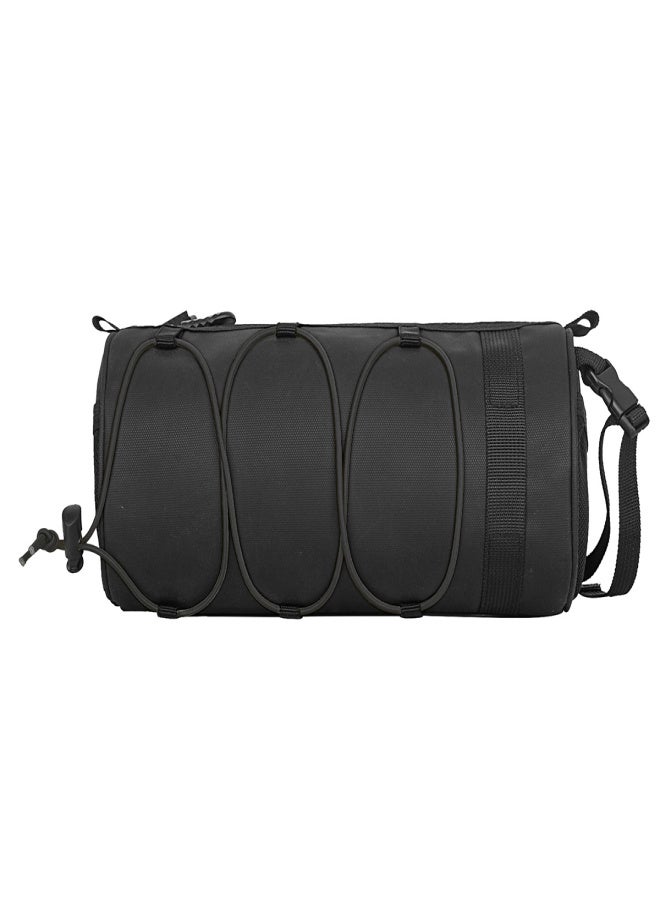 Generic Bike Handlebar Bag Multifunctional Mountain Bike Front Bag Bicycle Frame Bag Shoulder Bag   Cycling Storage Pouch Pannier  - Image 2