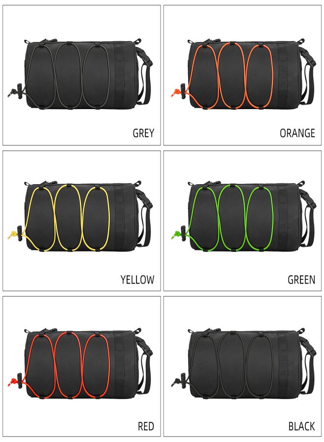 Generic Bike Handlebar Bag Multifunctional Mountain Bike Front Bag Bicycle Frame Bag Shoulder Bag   Cycling Storage Pouch Pannier  - Image 4