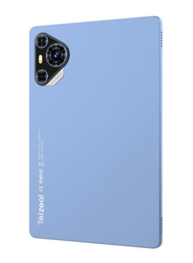 Telzeal P200 Tablet – 11-Inch FHD Display, 12GB RAM 512GB ROM, 10000mAh Battery, Android Smart Tab with Dual Camera, Wi-Fi Bluetooth, Case Keyboard Bundle, Slim High-Performance Tablet – Blue - Image 4