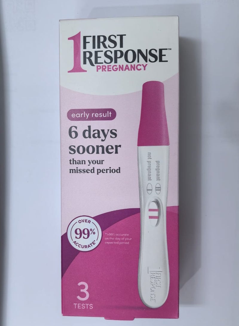 FIRST RESPONSE Early Pregnancy Test Kit 3 Tests  - Image 1