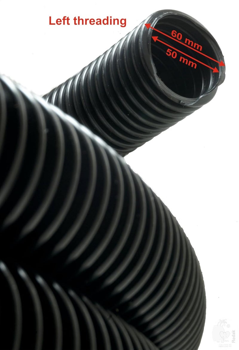 RODAK RODAK Vacuum Cleaner Hose 50mm Inner Diameter 60 mm Outer Diameter 6m - Image 2