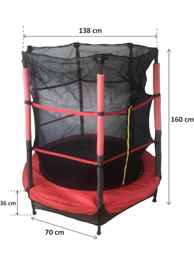 DOLPHY Jumping Trampoline - 54 Inch with Net - Image 3