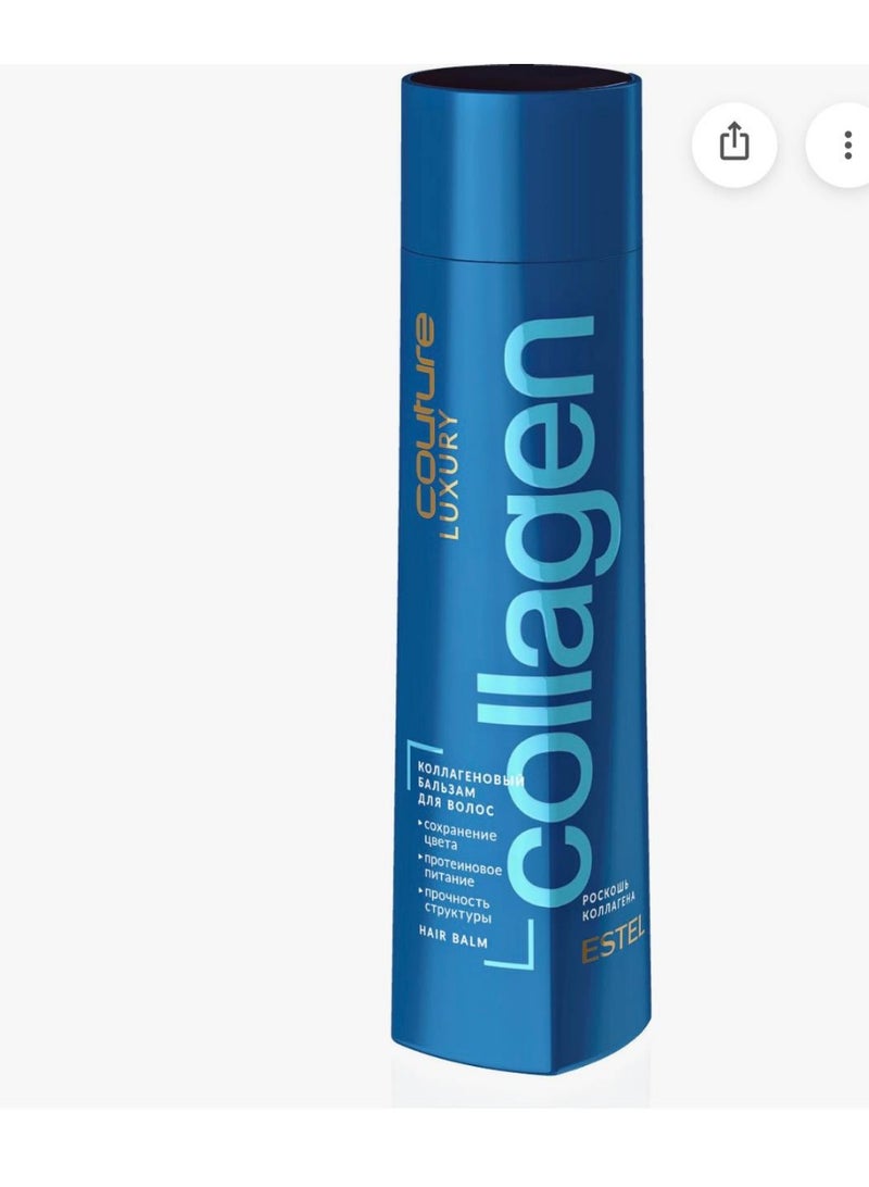 Estel Haute Couture Luxury Collagen Hair Balm Conditioner | Deep Repair, Strength & Intense Hydration | For Damaged & Weak Hair