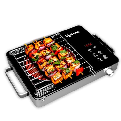 Lifelong 2000 Watt Infrared Induction Stove with Digital Display - Surge Protection, Electric Induction, 4 Cooking Modes, Auto Shut Off & Temperature Control with Voltage Protection - Image 1