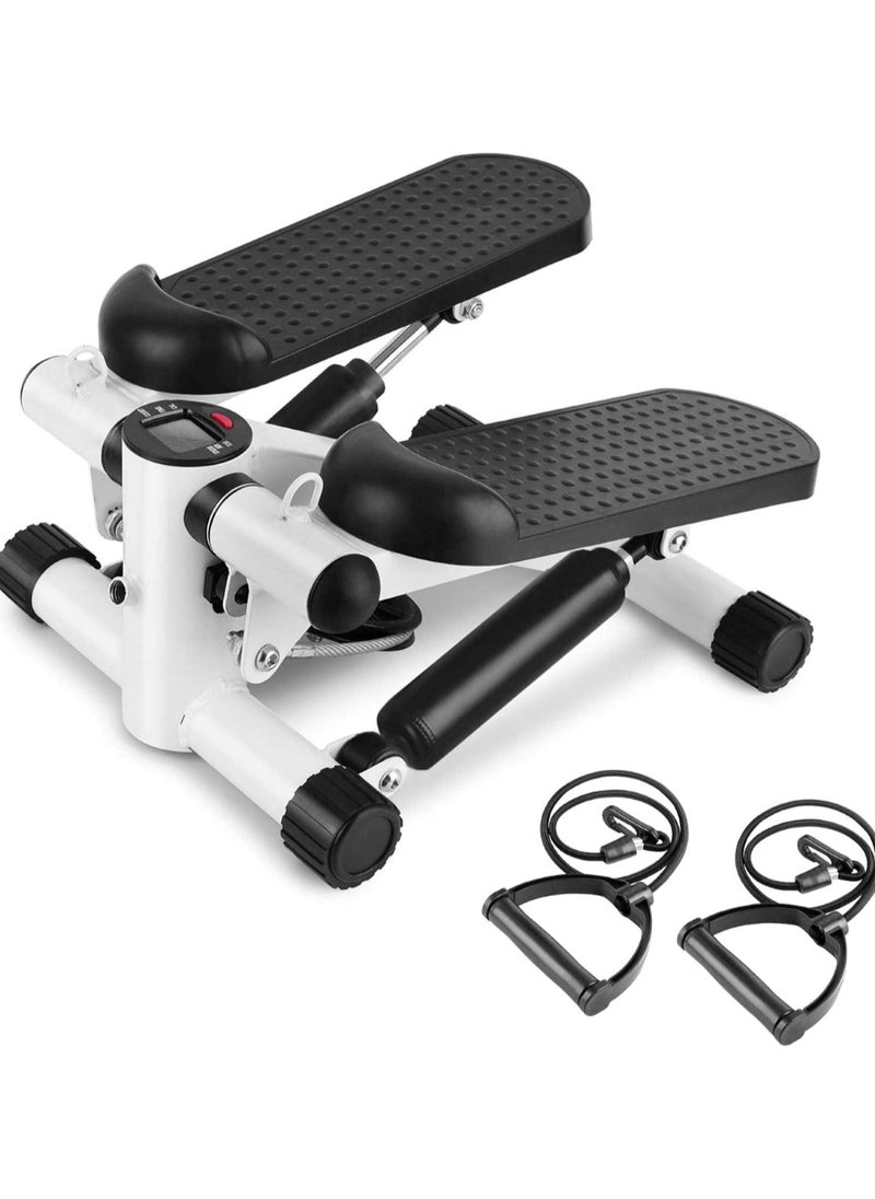 Huitich Compact Mini Stepper with Steel Pipe and ABS Construction Black  - Image 1