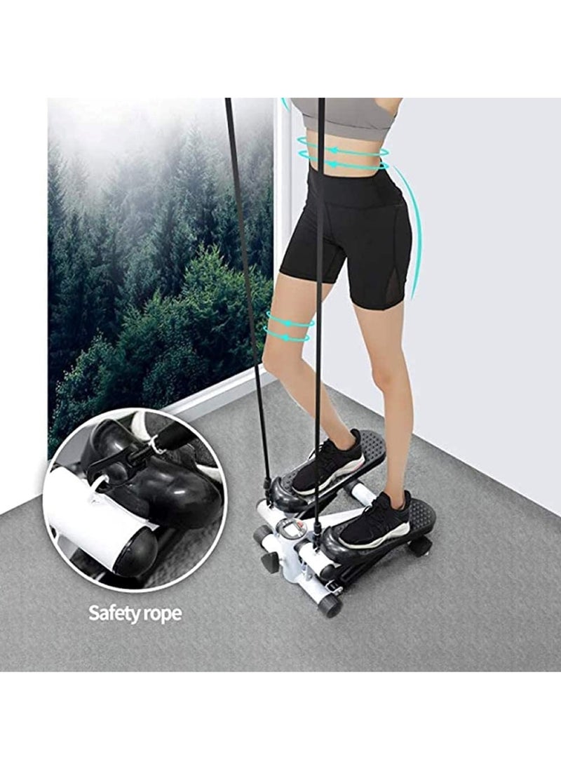 Huitich Compact Mini Stepper with Steel Pipe and ABS Construction Black  - Image 4