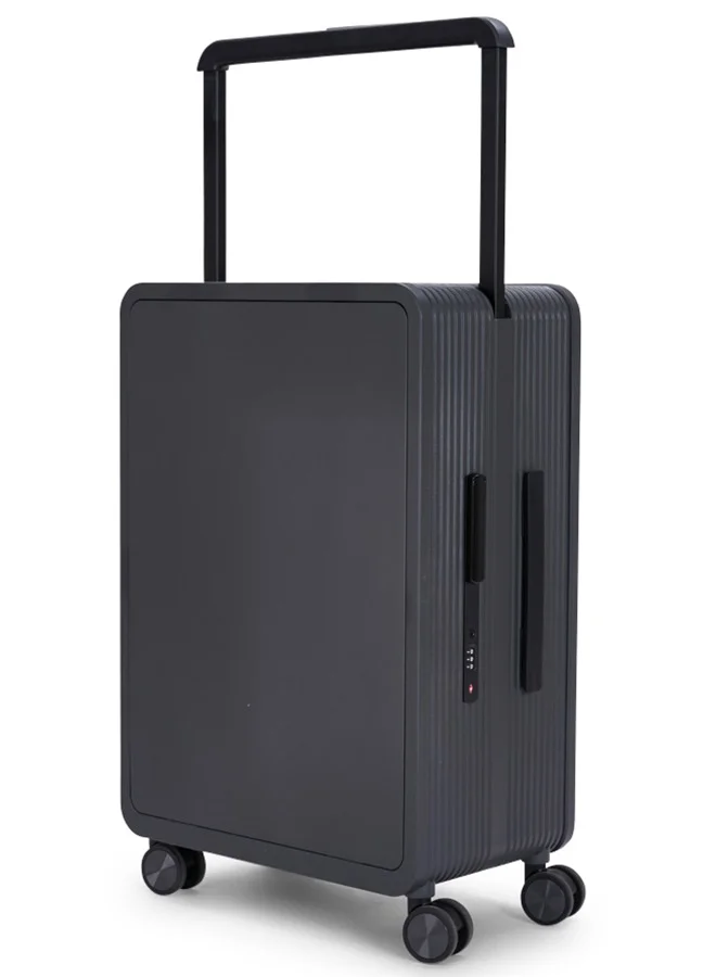 LIMRA Travel Bag From Limra It contains two compartments Made Of PC Luggage Trolley Size 24 inch Color Grey