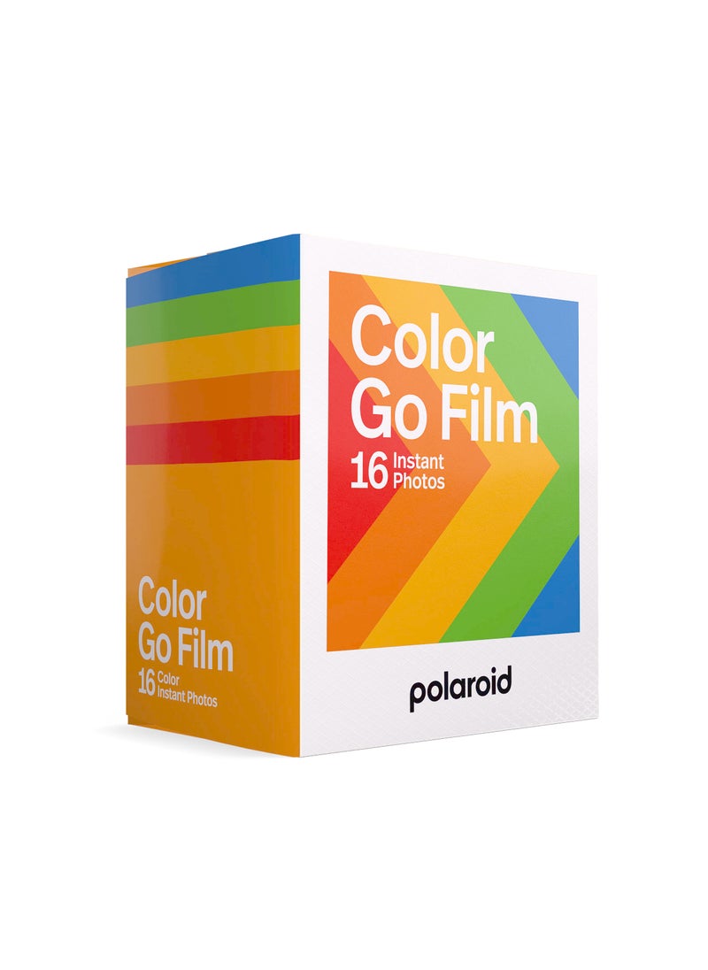 Polaroid Polaroid Go Color Film - Double Pack (16 Photos) (6017) - Only Compatible with Polaroid Go Camera  - Image 1