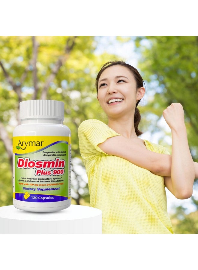 Arymar Diosmin Plus 900, Circulatory System Support (60 Capsules/Pack of 1) (120 Capsules) - Image 3