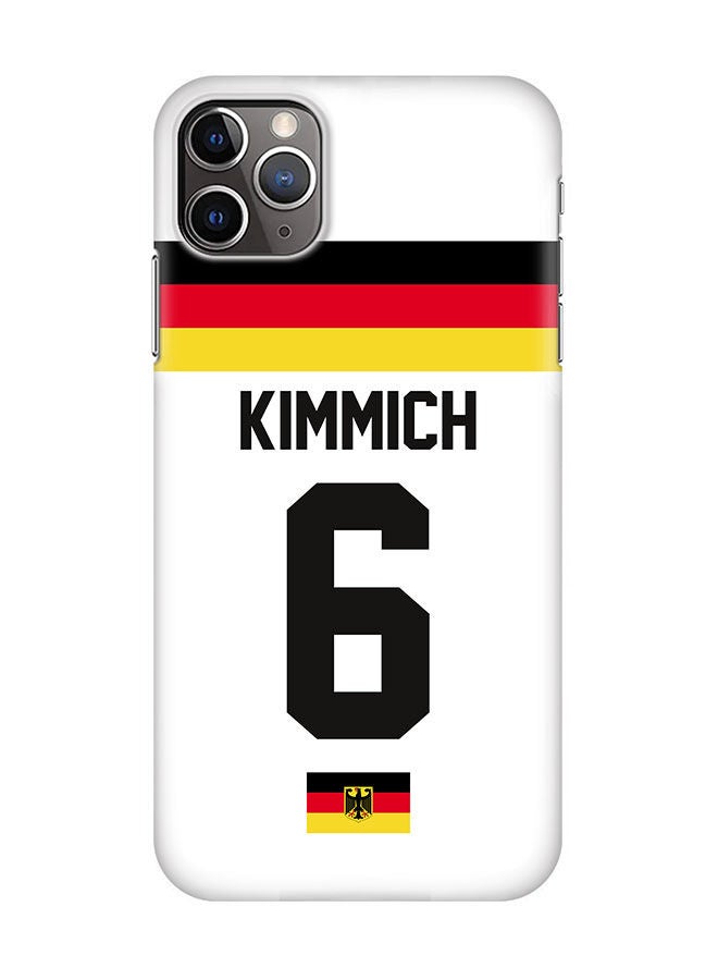 Stylizedd Slim Cover for Apple iPhone 11 Pro Max Case Snap Classic Series Mobile Cover Hard PC Shield Matte Finish Print -Germany-Player-Kimmich - Image 1