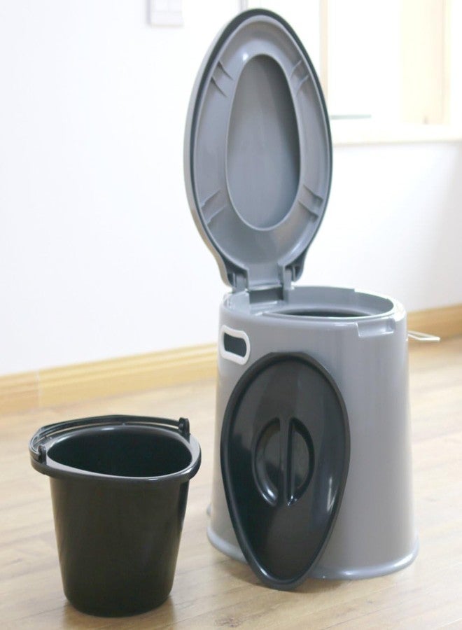 VHG Grey Portable Indian Toilet to Western Converter Commode Chair Stool - Suitable for Adults, Kids, Pregnant Women & Elderly - Image 1