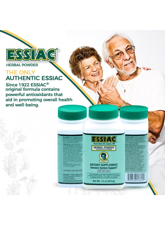 ESSIAC ORIGINAL Herbal Tea Powder 1.5 oz Bottle | Powerful Antioxidant Blend to Help Promote Overall Health & Well-being | Original Formula from 1922