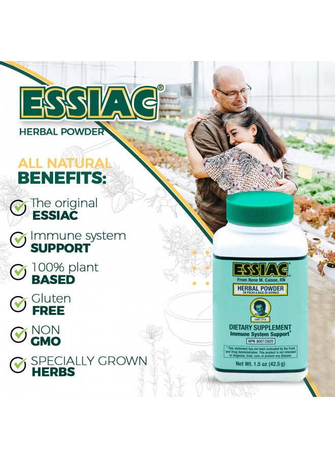 ESSIAC ORIGINAL Herbal Tea Powder 1.5 oz Bottle | Powerful Antioxidant Blend to Help Promote Overall Health & Well-being | Original Formula from 1922