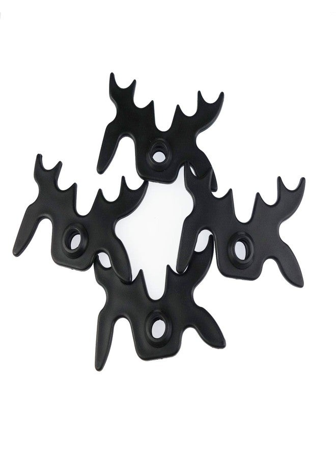 Zelerdo 8 Pack Plastic Moosehead Pool Billiard Cue Bridge Head (Black) - Image 4