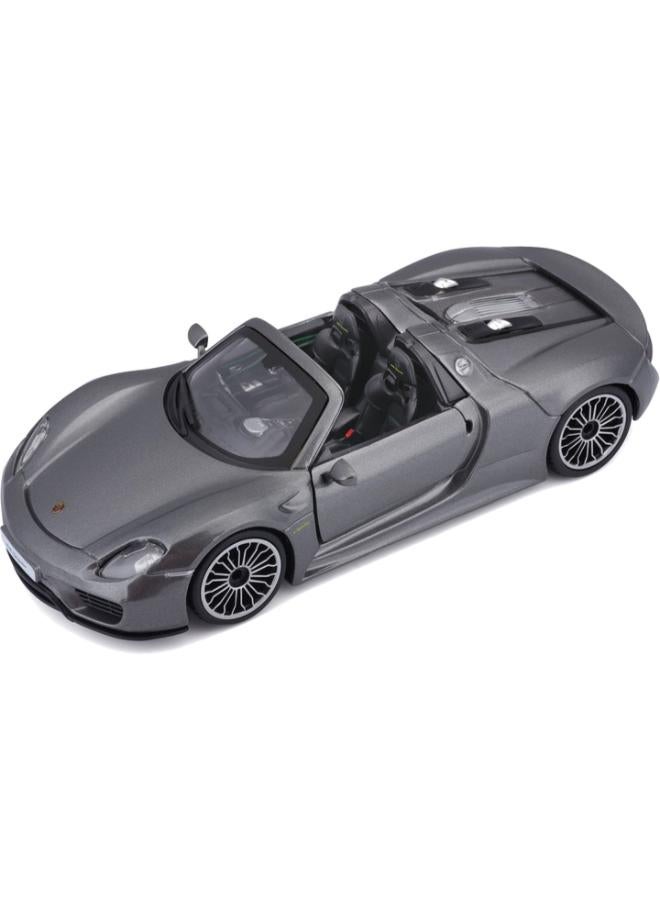 بوراجو نموذج سيارة بورش 918 سبايدر مصبوب بمقياس 1:24