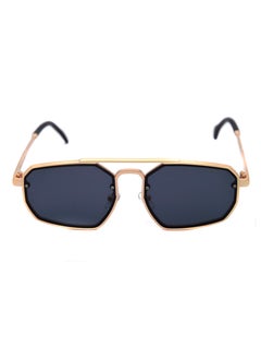 aping Aping Sunglasses Men's Sunglasses For Men Sunglasses For Women Hexagona Fashion UV Protection Matte Golden Frame Brown Lenses  - Image 1