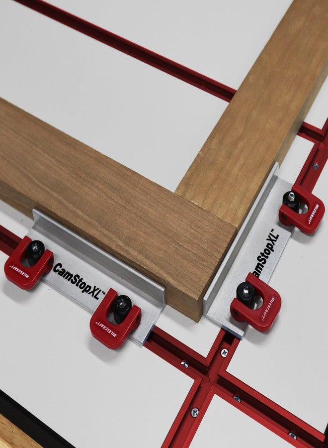 مايلكرافت مايلزكرافت ٤٠٣٢ كام ستوب XL، قطعتان، سريعة الضبط، مسار حرف T، كام ستوب طويل. مؤكسد، بطول ٥-٧/٨ بوصة مع ذراع كام. تصميم منخفض الارتفاع للألواح بسمك ٣/٤ بوصة أو أكثر. - Image 4