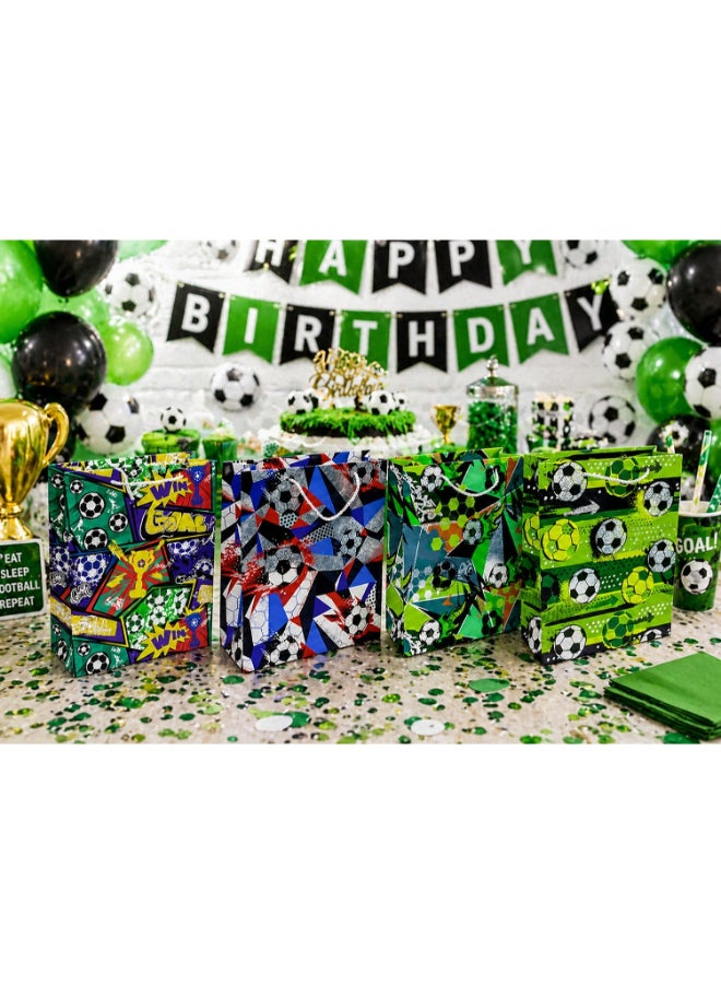 Toyland Football Printed Gift Bag 31x12x42cm – 1 Pc Assorted Design – Large Kids Birthday Party Gift Bag – Soccer Theme Carry Bag - Image 3