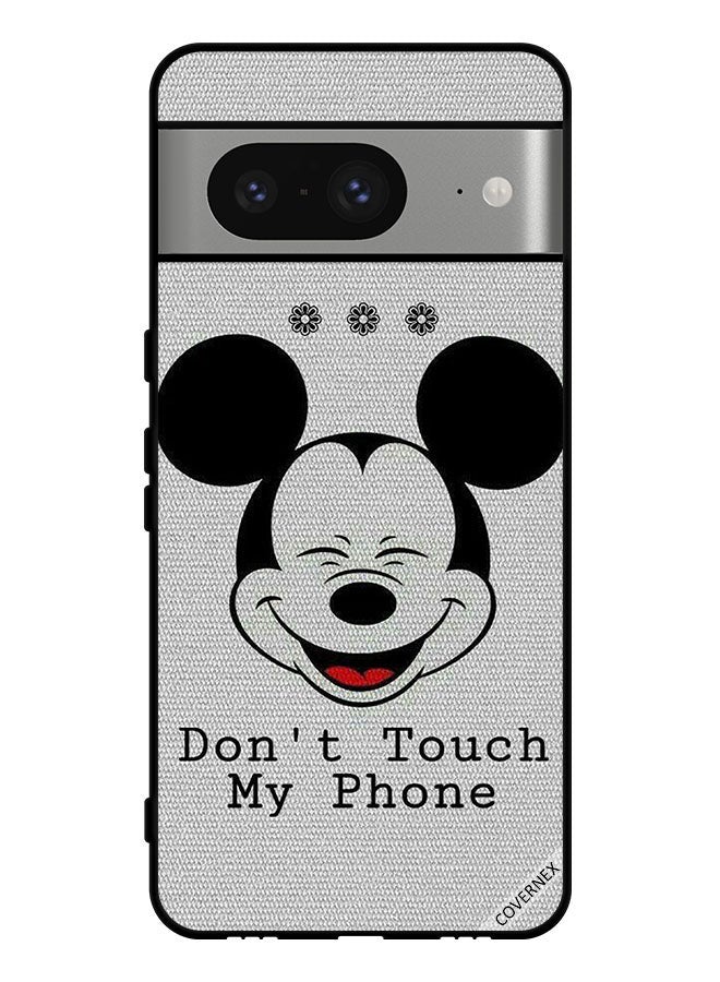 Covernex Protective Case Cover For Google Pixel 8 Don't Touch My Phone Mickey - Image 1