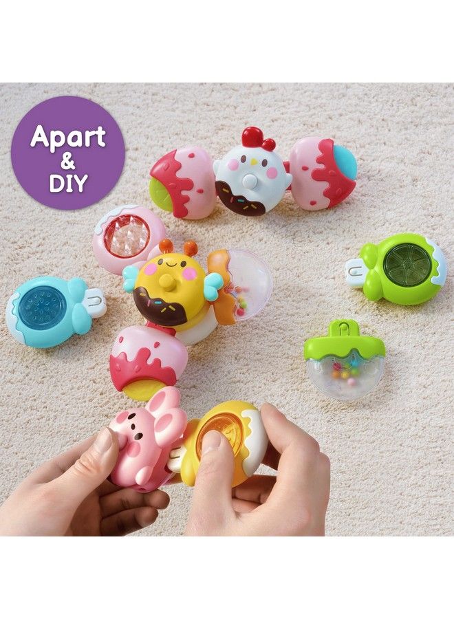 LiKee Suction Cup Spinnerz Toy Baby Bath Toys Fidget Blocks Simple Bubble High Chair Toys Sensory Toys For Infant 1218 Months Birthday Gifts For Toddler 13 And Kids Stress Relief - Image 3