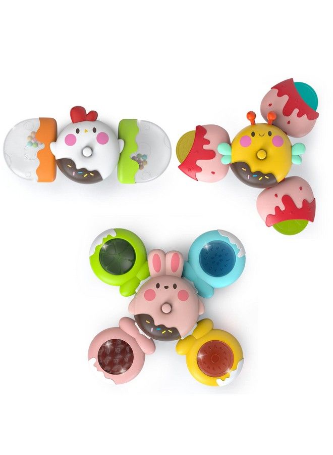 LiKee Suction Cup Spinnerz Toy Baby Bath Toys Fidget Blocks Simple Bubble High Chair Toys Sensory Toys For Infant 1218 Months Birthday Gifts For Toddler 13 And Kids Stress Relief - Image 2