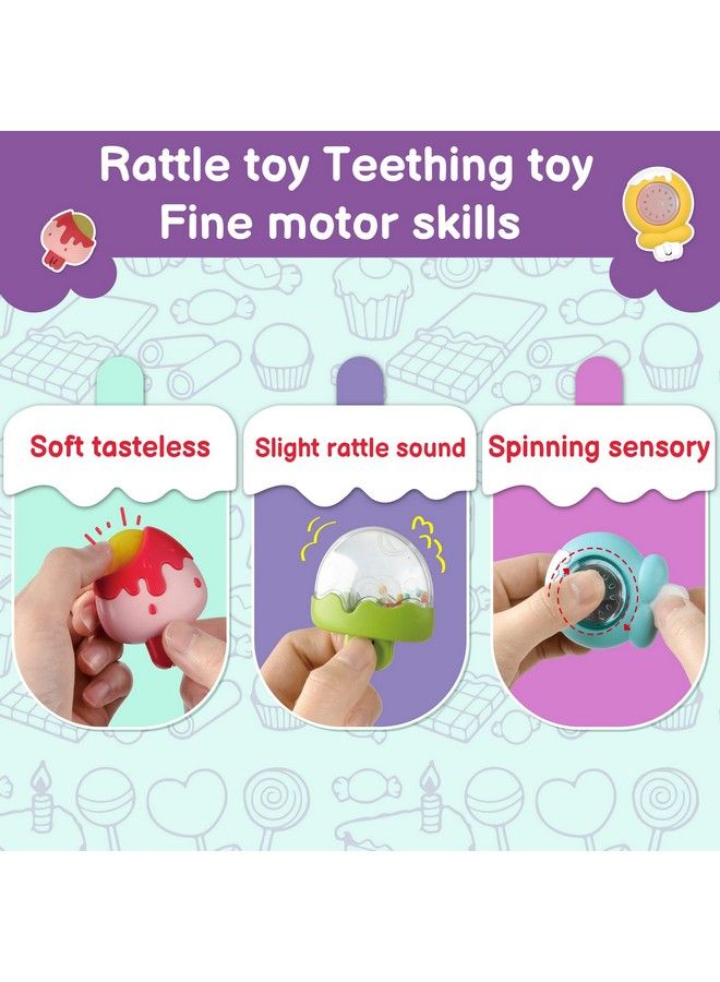 LiKee Suction Cup Spinnerz Toy Baby Bath Toys Fidget Blocks Simple Bubble High Chair Toys Sensory Toys For Infant 1218 Months Birthday Gifts For Toddler 13 And Kids Stress Relief - Image 4