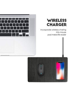KASTWAVE Wireless Charger Mouse Pad, Qi Certified Case Friendly 10W Fast Wireless Charging  Compatible with iPhone / Samsung and Other Mobile Devices that Can Wirelessly Charge  - Image 4