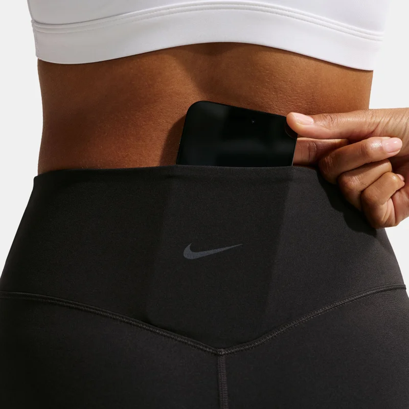 Nike Black Women's Zenvy Dri-FIT Training Capri Leggings for Women | Best Price UAE