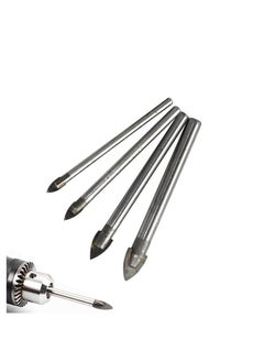 General One piece tiled glass bit, using glass ceramic marble tile concrete, 4mm, round shank drill carbide wall tile ceramic glass bit  - Image 2