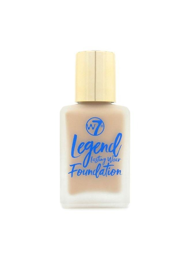 W7 Cosmetics W7 Legend Lasting Wear Foundation - Fresh Beige  - Image 1