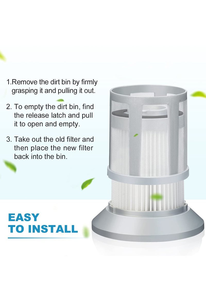 Barakah Vacuum Cleaner Replacement Filter Compatible with Bissell 2156A 1665 16652 1665W Zing Canister Compare to Part 1613056 Washable Mesh Floor Washer Core Filter 1 Pack - Image 2