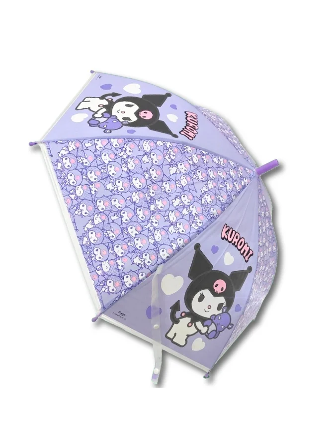 Sanrio Sanrio Kuromi Kids Umbrella – Purple Rain Umbrella for Girls