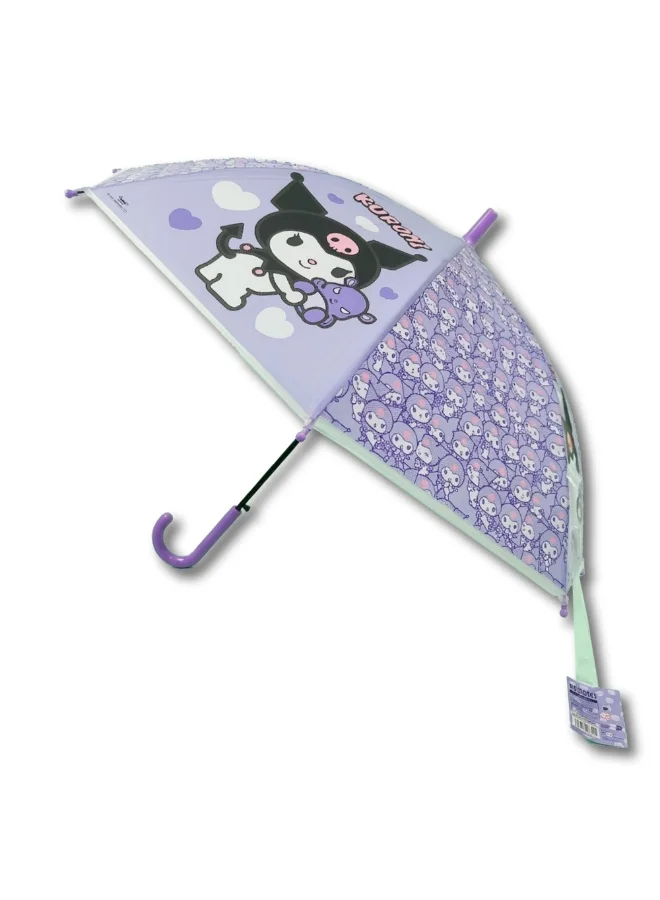 Sanrio Sanrio Kuromi Kids Umbrella – Purple Rain Umbrella for Girls