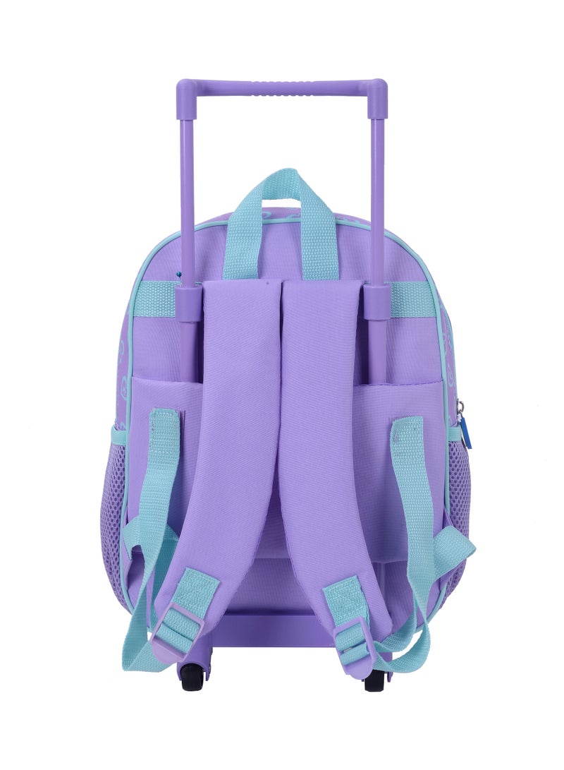 Barbie مجموعة حقائب ترولي باربي 3 قطع للفتيات - مجموعة أمتعة للأطفال 12 بوصة مع حقيبة أقلام وحقيبة غداء - وردي - Image 2