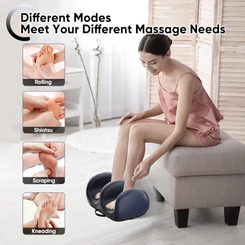 ZETTRAP Foot Massager Machine with Heat, Foot and Calf Massager,Delivers Relief for Tired Muscles and Plantar,Deep Tissue Massager, Pain Relief, Promotes Blood Circulation Gift for Women & Men - Image 3