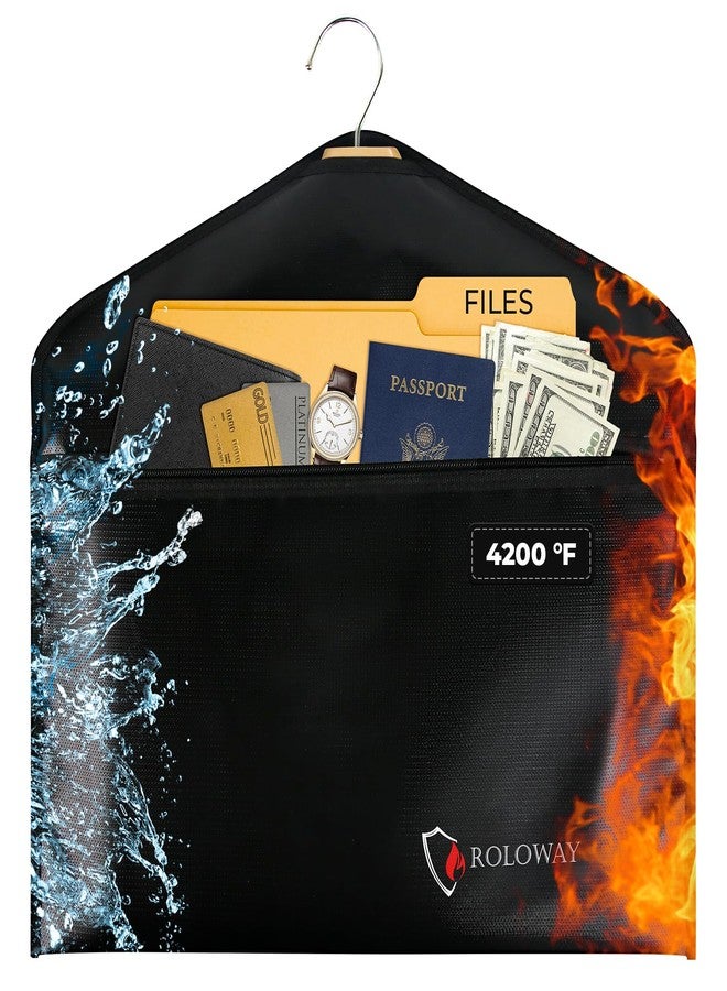 ROLOWAY Hanger Diversion Fireproof Safe, Hidden Compartment for Home & Travel, Secret Safe for Cash Hiding Under Clothes - Image 1