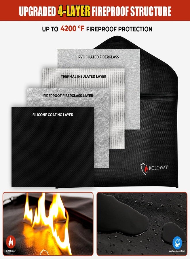 ROLOWAY Hanger Diversion Fireproof Safe, Hidden Compartment for Home & Travel, Secret Safe for Cash Hiding Under Clothes - Image 2