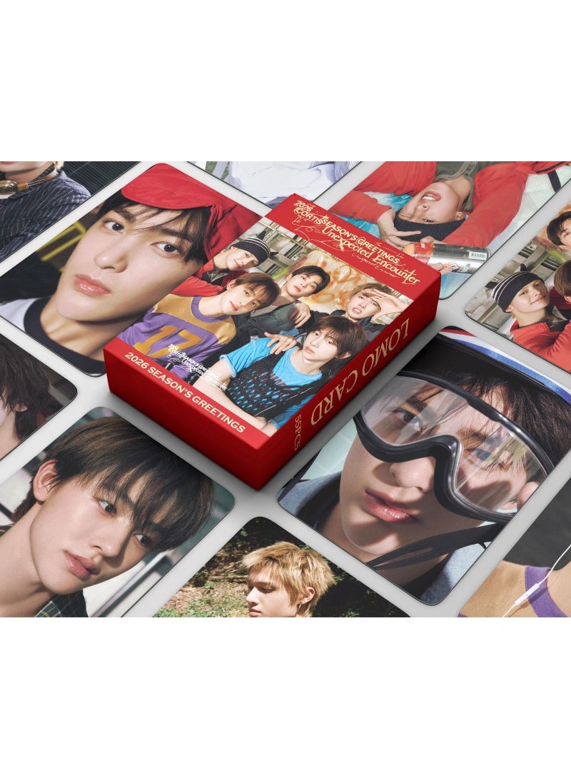 Harse 55Pcs CORTIS 2026 SEASON'S GREETINGS Lomo Cards - Image 1