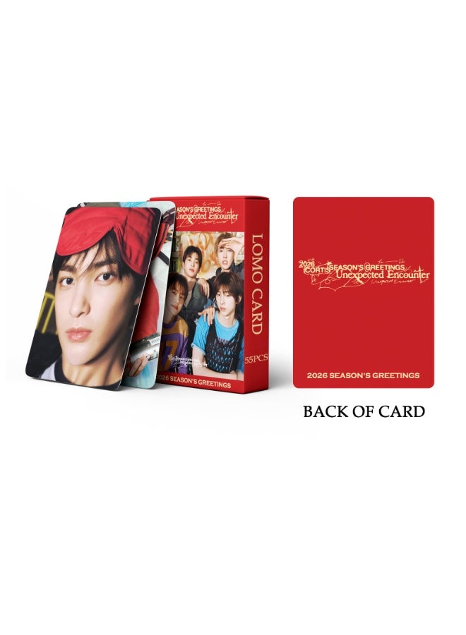 Harse 55Pcs CORTIS 2026 SEASON'S GREETINGS Lomo Cards - Image 3