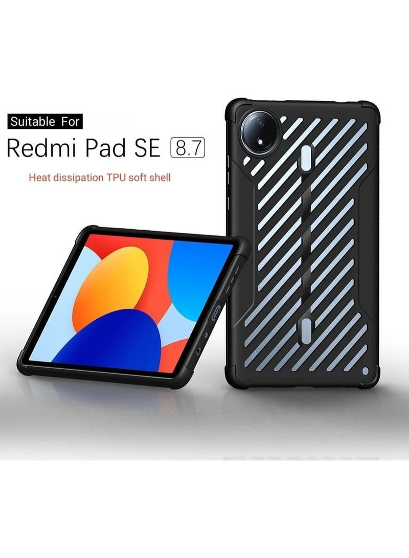 general Case Compatible with Xiaomi Redmi Pad SE 8.7 inch 2024 Tablet Case, Lightweight Soft TPU Silicone Shockproof Anti-Drop Protective Cover for Redmi Pad SE 8.7" - Image 2