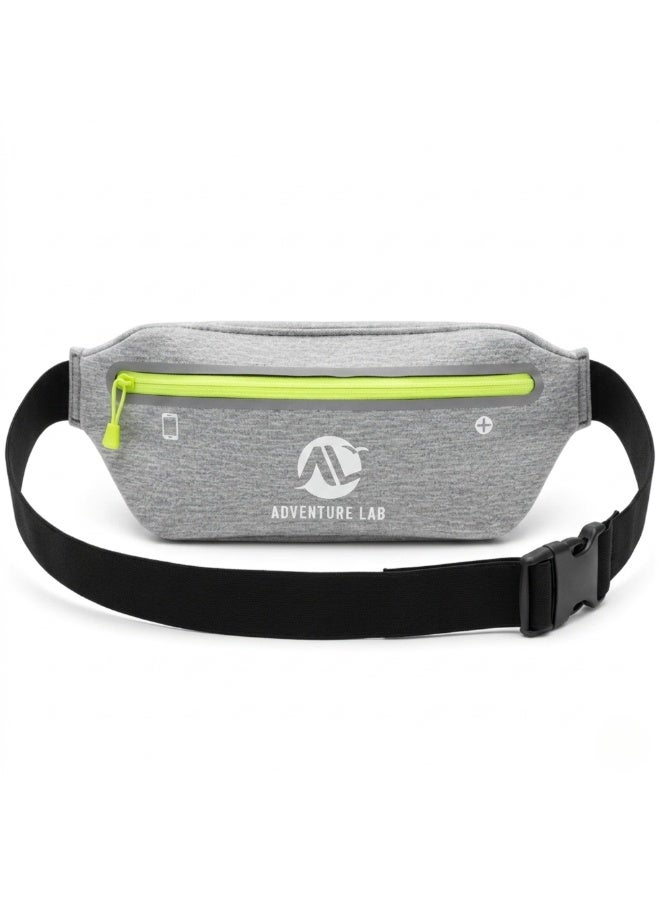 Adventure Lab Waterproof Running Waist Bag for Men & Women – Lightweight Fitness Belt with Adjustable Strap, Reflective Running Pouch & Secure Zipper Pocket for Phone, Jogging, Gym, Hiking & Cycling