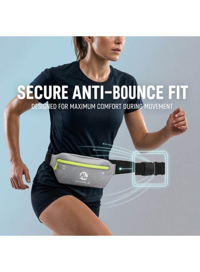 Adventure Lab Waterproof Running Waist Bag for Men & Women – Lightweight Fitness Belt with Adjustable Strap, Reflective Running Pouch & Secure Zipper Pocket for Phone, Jogging, Gym, Hiking & Cycling - Image 5