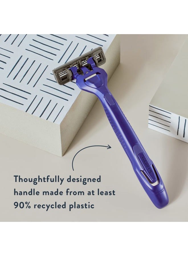 Harry's Men's Disposable Razors, 3-Blade Razors with Lubricating Strip and Pivoting Head, 10 count(Pack of 1) - Image 4