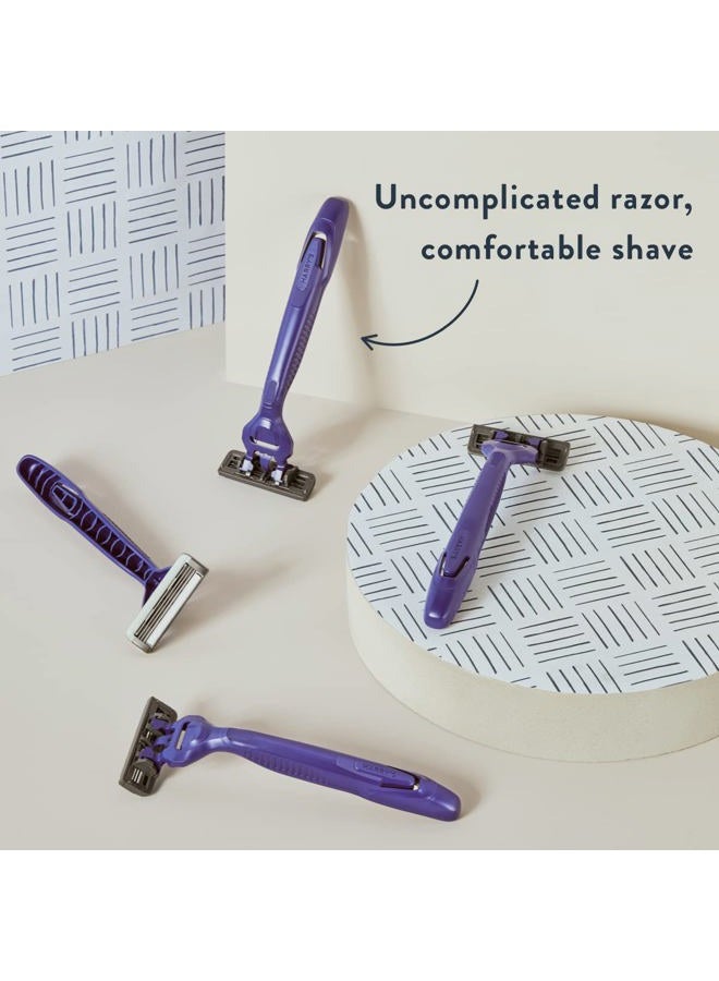 Harry's Men's Disposable Razors, 3-Blade Razors with Lubricating Strip and Pivoting Head, 10 count(Pack of 1) - Image 3